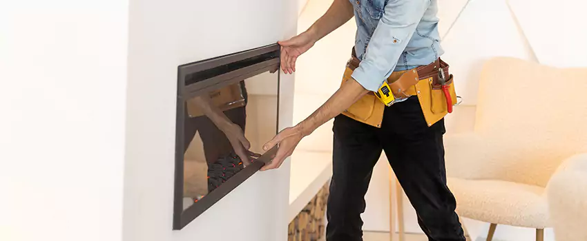 Metal Fireplace Installation in Newton, Kansas