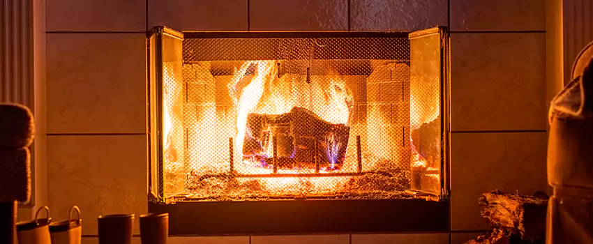 Mendota Hearth Landscape Fireplace Installation in Newton, Kansas