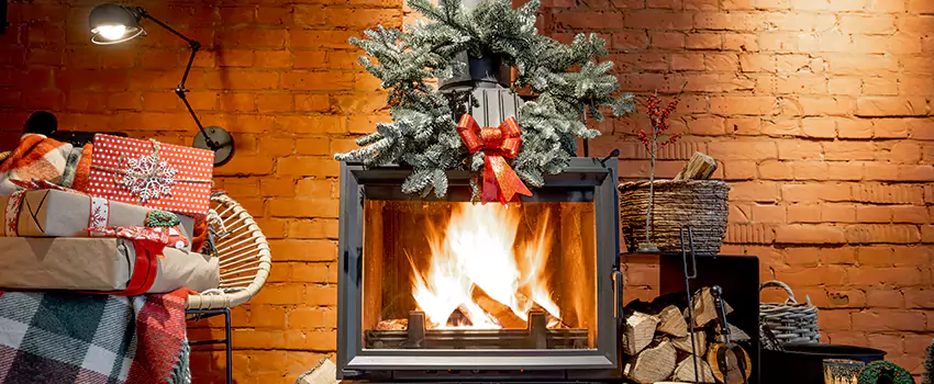 Travis Industries Linear Gas Fireplace Installation in Newton, Kansas
