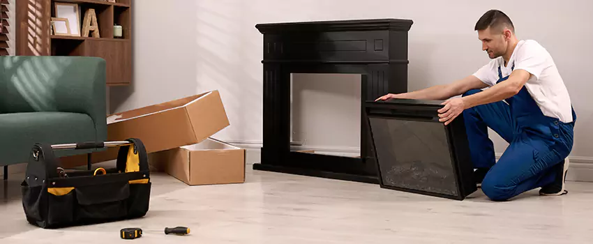 Old Rusted Metal Fireplace Repair And Replacement in Newton, KS
